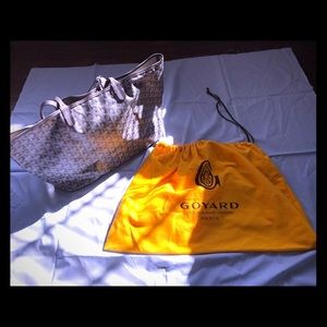 Goyard PM Tote Grey Asphalt w/ Pouch EUC